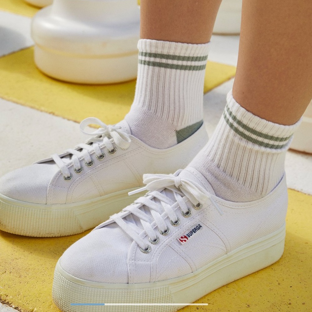 Superga 2790 Platform Sneakers White